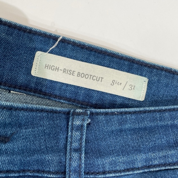 Anthropologie Pilcro Cropped Bootcut Jeans Size 31 High Rise - Picture 5 of 10